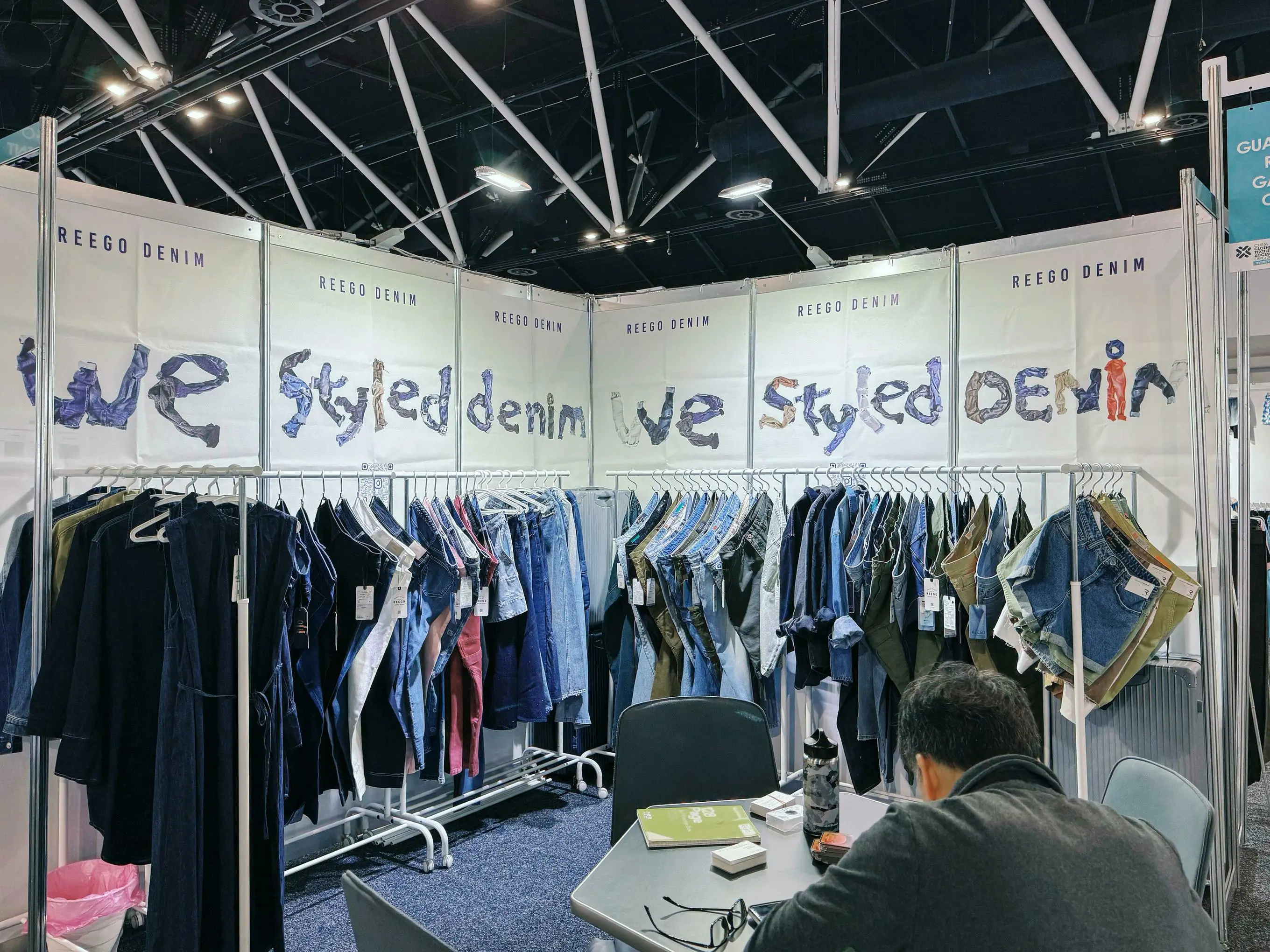 raw denim vs washed denim - denim product line presentation for global buyers